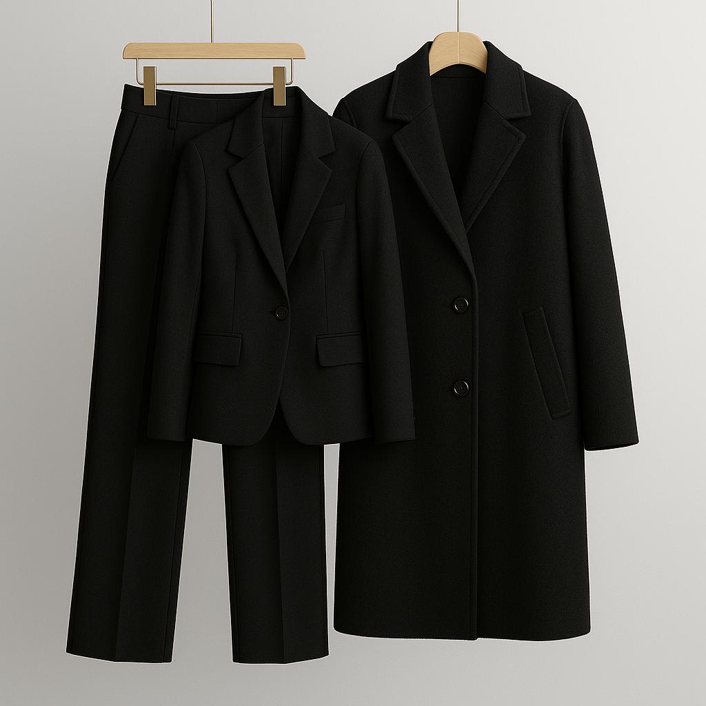 traje + abrigo Completo