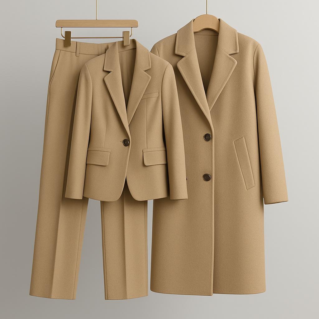 traje + abrigo Completo