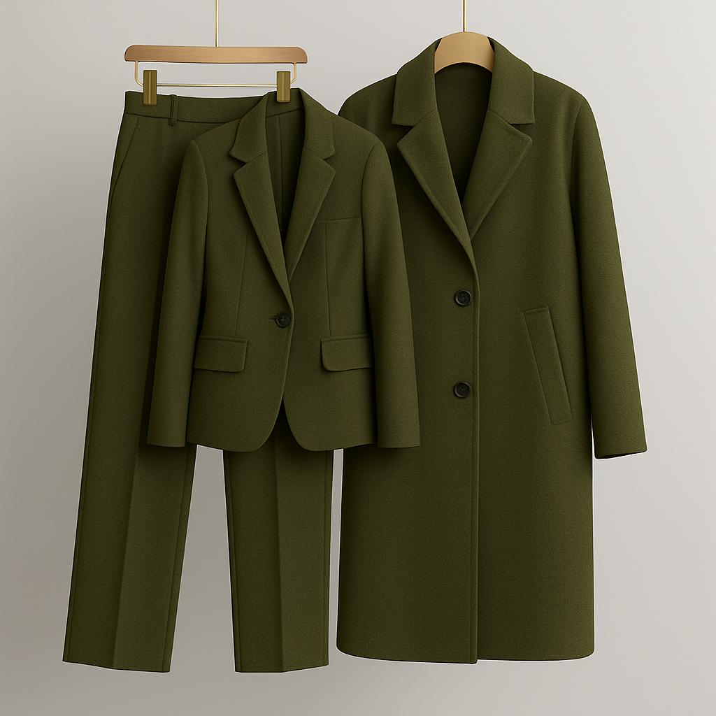 traje + abrigo Completo