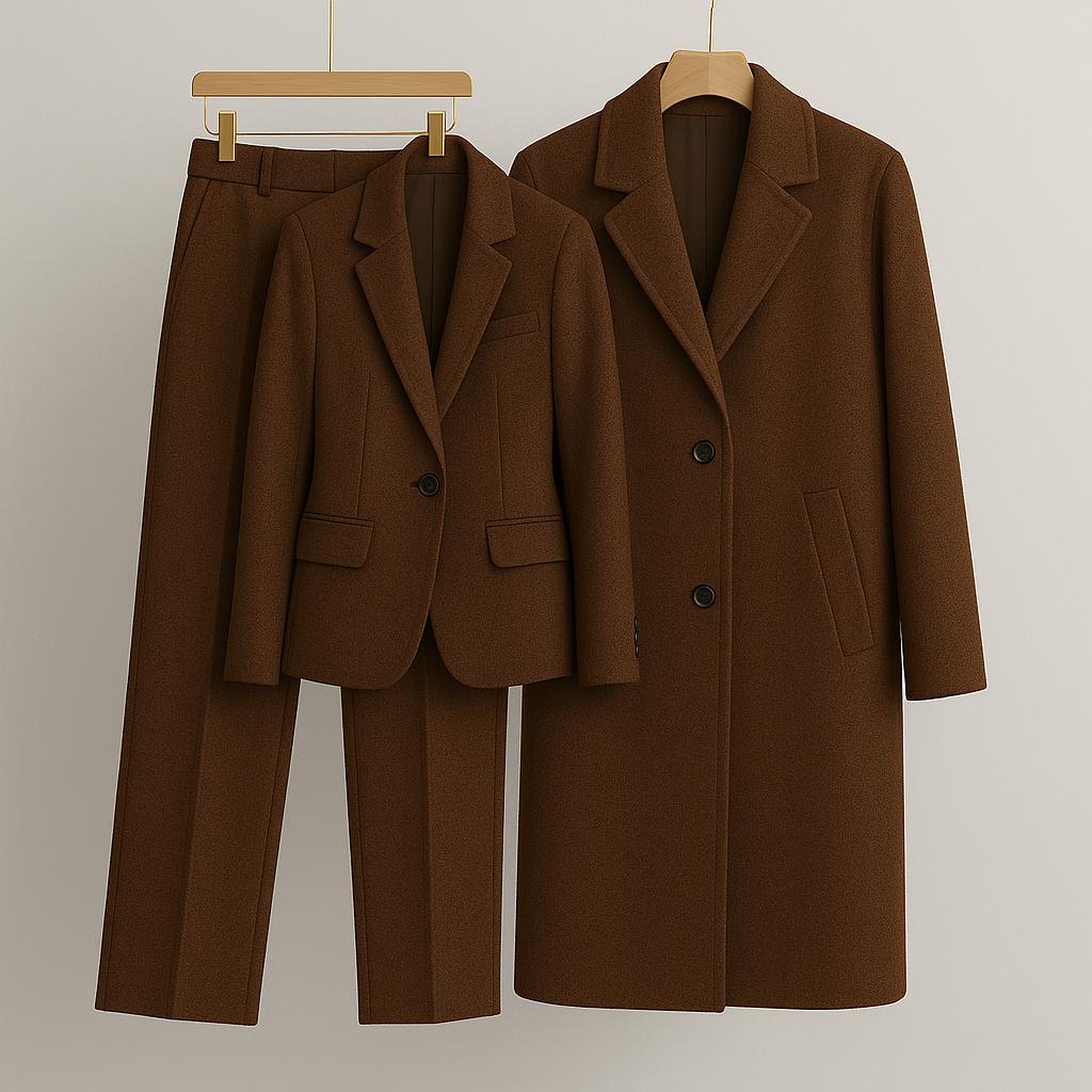 traje + abrigo Completo